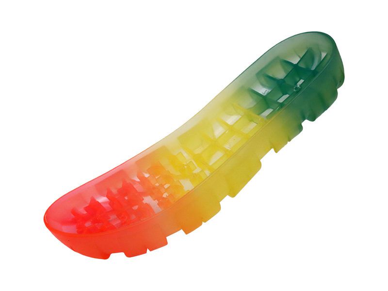 Three colors gradual dyeing TPU