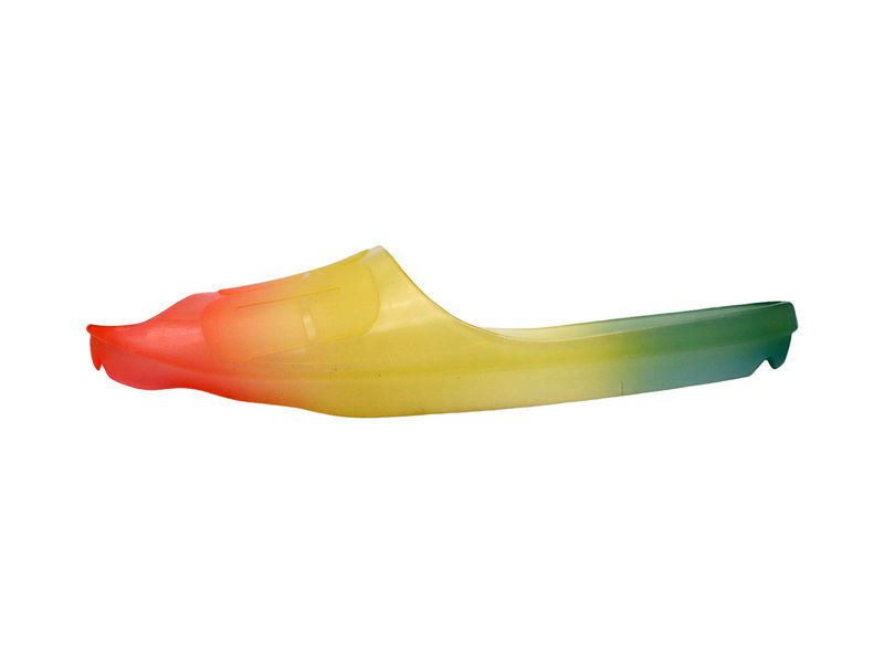 Three colors gradual dyeing TPU